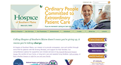 Desktop Screenshot of hospiceofsouthernmaine.org